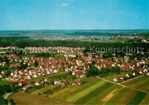 AK / Ansichtskarte Dietenheim_Iller Fliegeraufnahme Dietenheim_Iller