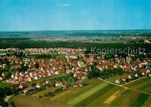 AK / Ansichtskarte Dietenheim_Iller Fliegeraufnahme Dietenheim_Iller