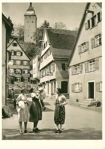 AK / Ansichtskarte Biberach__Riss Ortspartie 