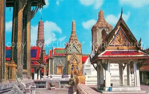 AK / Ansichtskarte Bangkok_Thailand Inside the ground of Wat Phra Keo Emerald Buddha Temple 