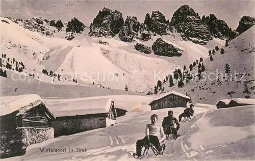AK / Ansichtskarte Innsbruck_Tirol_AT Wintersport in Tirol 