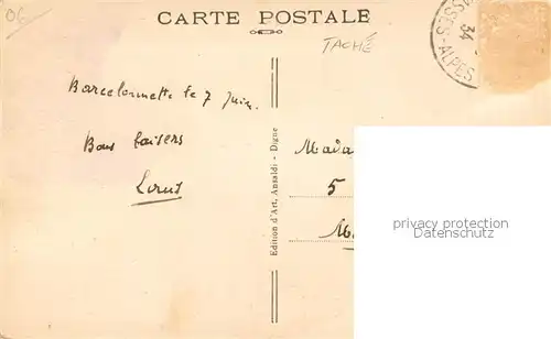 AK / Ansichtskarte Barcelonnette Vue generale Barcelonnette