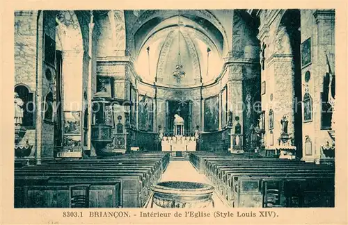 AK / Ansichtskarte Briancon_05 Interieur de l Eglise 