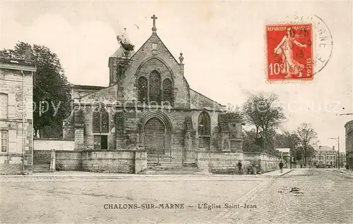 AK / Ansichtskarte Chalons sur Marne_51 Eglise Saint Jean 