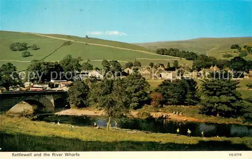 AK / Ansichtskarte Kettlewell_UK and the River Wharfe 