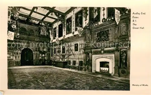 AK / Ansichtskarte Audley_End_Saffron_Walden_UK The Great Hall Ministry of Works 