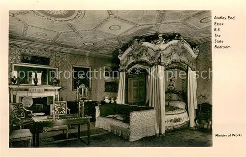AK / Ansichtskarte Audley_End_Saffron_Walden_UK The State Bedroom Ministry of Works 