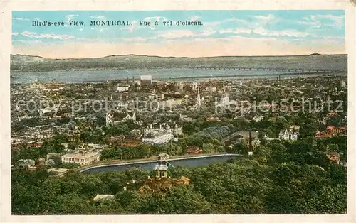 AK / Ansichtskarte Montreal_Quebec Vue a vol d oiseau Montreal Quebec
