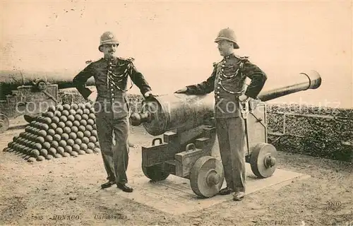 AK / Ansichtskarte Monaco Carabiniers Canon Monaco