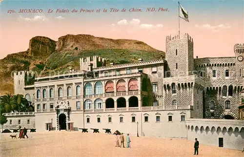 AK / Ansichtskarte Monaco Palais du Prince et la Tete de Chien Monaco