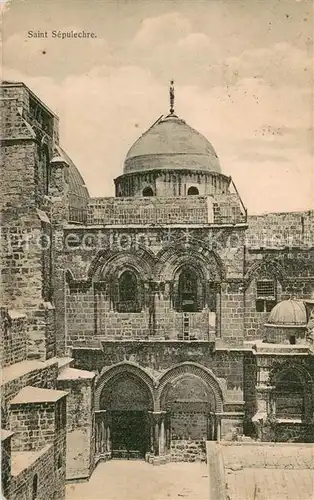AK / Ansichtskarte Jerusalem_Yerushalayim Eglise Saint Sepulechre Jerusalem_Yerushalayim