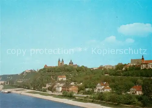 AK / Ansichtskarte Plock_PL Widok od strony Wisly Blick ueber die Weichsel zum Schloss 