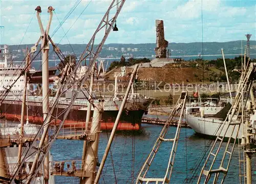 AK / Ansichtskarte Gdansk_Danzig_PL Hafen Westerplatte Denkmal 