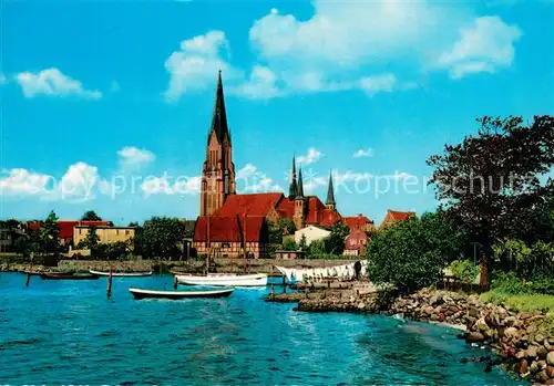 AK / Ansichtskarte Schleswig_Schlei Holm mit Dom Schleswig_Schlei