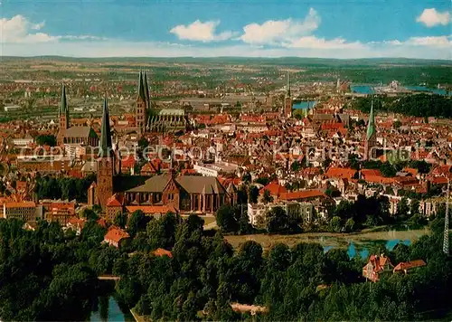 AK / Ansichtskarte Luebeck Panorama Stadt der sieben Tuerme Luebeck