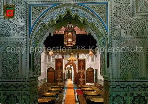 AK / Ansichtskarte Marrakech_Marrakesch_Maroc Restaurant Dar Essalam 
