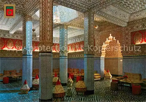 AK / Ansichtskarte Marrakech_Marrakesch_Maroc Restaurant Kaar Hamra 