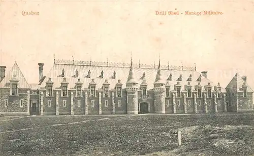 AK / Ansichtskarte Quebec_Canada Drill Shed Manege Militaire 