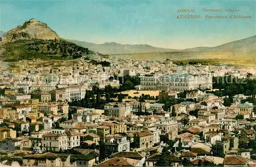 AK / Ansichtskarte Athenes_Athen Panorama d Athenes Athenes Athen