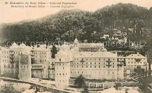 AK / Ansichtskarte Mount_Athos_Greece Monastery of Mount Athos Convent Zographos 