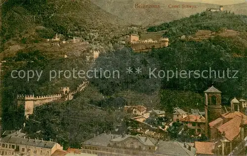 AK / Ansichtskarte Bellinzona Castel Schwyz Bellinzona