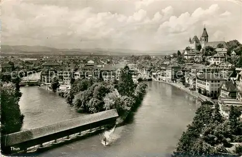AK / Ansichtskarte Thun_BE Panorama Thun_BE