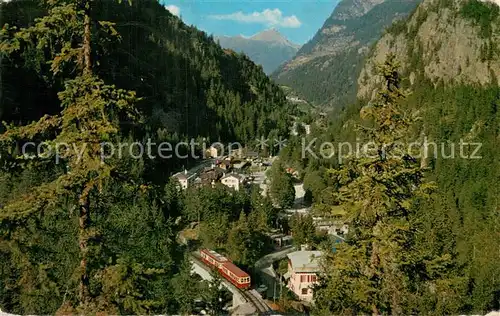 AK / Ansichtskarte Chatelard_Frontiere_74 Chemin de fer Martigny Chatelard Camonix 
