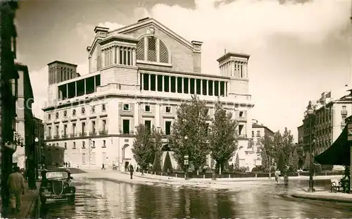 AK / Ansichtskarte Madrid_Spain Plaza de Isabel II y Teatro de la Opera Madrid Spain