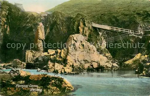 AK / Ansichtskarte Jersey__UK Plemont Caves 