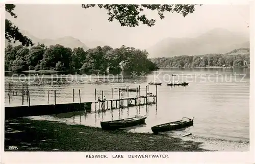 AK / Ansichtskarte Keswick__UK Lake Derwentwater 