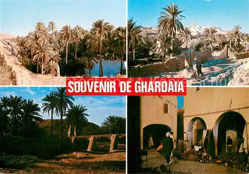 AK / Ansichtskarte Ghardaia_Algeria Oase Ortspartie 