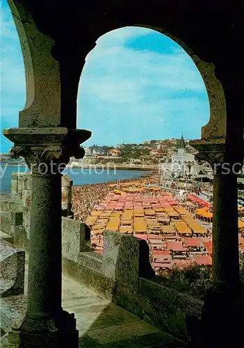 AK / Ansichtskarte Estoril_PT Um angulo da praia Blick auf den Strand 