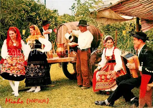 AK / Ansichtskarte Minho_PT Aspectos do folklore Trachten 
