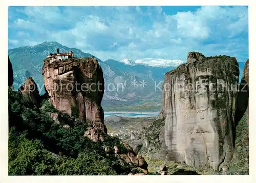 AK / Ansichtskarte Meteora_Monastero_Metamorphoris_Greece Kloster 