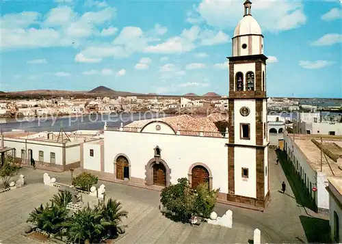 AK / Ansichtskarte Arrecife_Lanzarote_ES Iglesia Parroquial y Charco de San Gines 