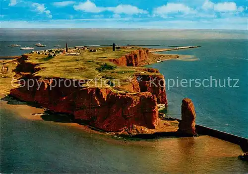 AK / Ansichtskarte Helgoland Nordwestkueste und Oberland Lange Anna Felsen Helgoland