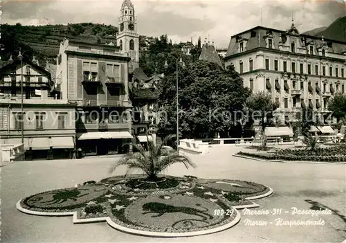 AK / Ansichtskarte Merano_Meran Passeggiata Kurpromenade 