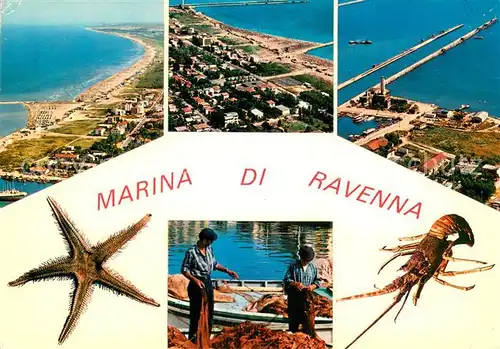 AK / Ansichtskarte Ravenna_Italia Panorama Bacino e Porto Canale Pescatori Ravenna Italia