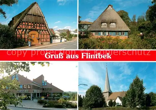 AK / Ansichtskarte Flintbek Ortsmotive Kirche Flintbek