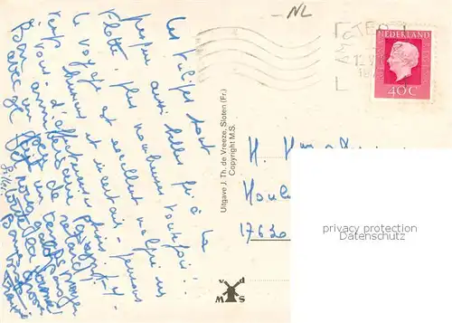 AK / Ansichtskarte Amsterdam__NL Groeten uit Sloten 