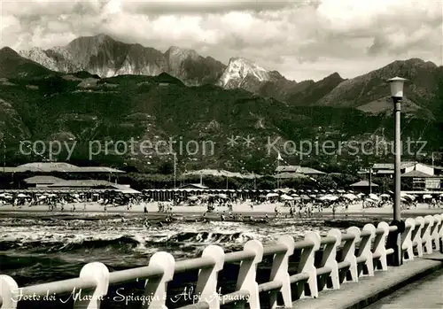AK / Ansichtskarte Forte_dei_Marmi_IT Spiaggia e Aloei Apuano 