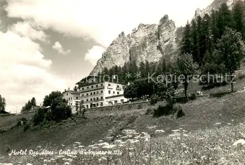 AK / Ansichtskarte Cortina_d_Ampezzo Hotel Des Alpes Cortina_d_Ampezzo