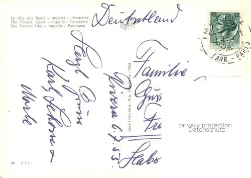 AK / Ansichtskarte Imperia_Liguria_IT Panorama 