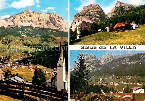 AK / Ansichtskarte La_Villa__Val_Badia_Gadertal_Suedtirol_IT Panorama Kirche Rifugio La Villa  