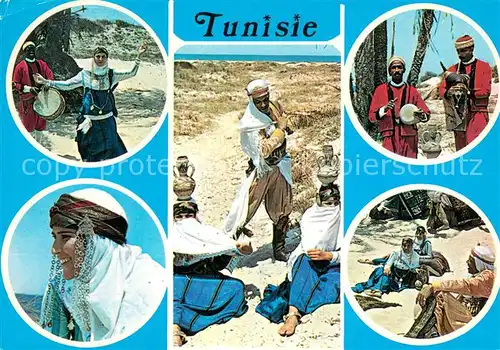 AK / Ansichtskarte Tunisie_Tunesien Ballet Laghabi 