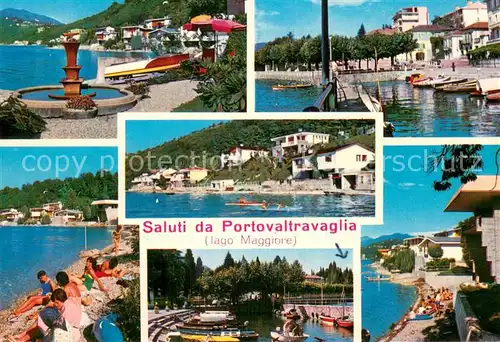 AK / Ansichtskarte Portovaltravaglia_Porto_Valtravaglia_IT Lago Maggiore Teilansichten 
