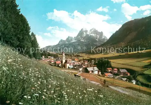AK / Ansichtskarte Sexten_Sesto_Suedtirol Panorama mit Dolomiten Sexten_Sesto_Suedtirol