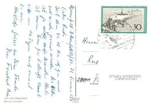 AK / Ansichtskarte Bad_Bramstedt Rheuma Heilstaette Bad_Bramstedt