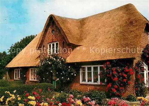 AK / Ansichtskarte Insel_Foehr Friesenhaus in Oldsum Insel_Foehr