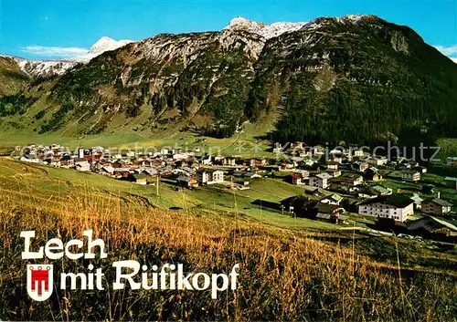 AK / Ansichtskarte Lech_Vorarlberg mit Ruefikopf Lech Vorarlberg